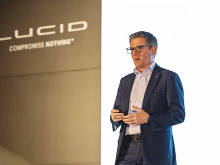 Lucid's interim CEO Marc Winterhoff