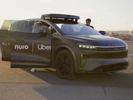 Lucid Uber Nuro robotaxi