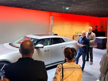 Jaguar showroom in London