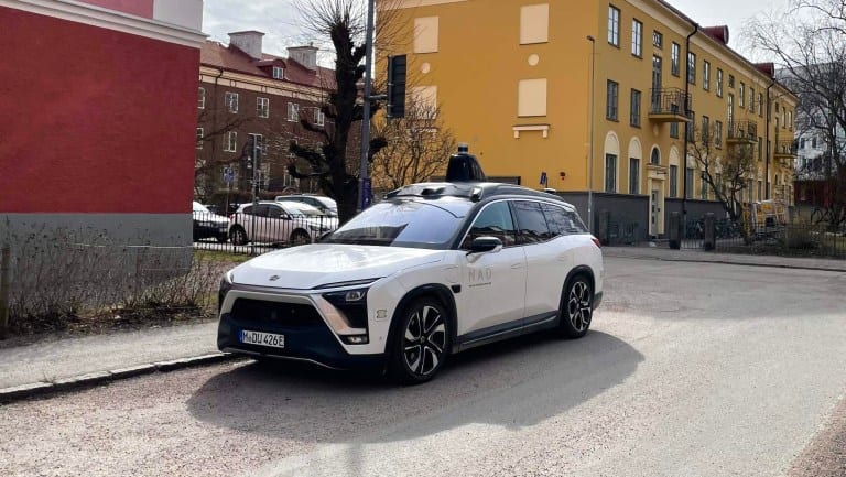 EXCLUSIVE: NIO ES8 x Mobileye spotted in Sweden regarding expansion into the country (VIDEO)