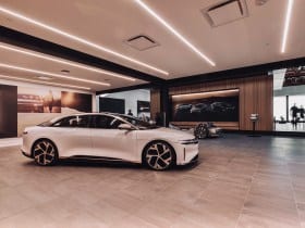 Lucid showroom