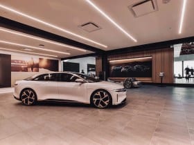 Lucid's showroom