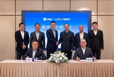 Nio and CATL Signing