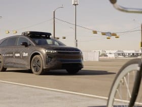 Lucid Uber robotaxi