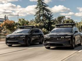 Lucid's robotaxi with Uber and Nuro