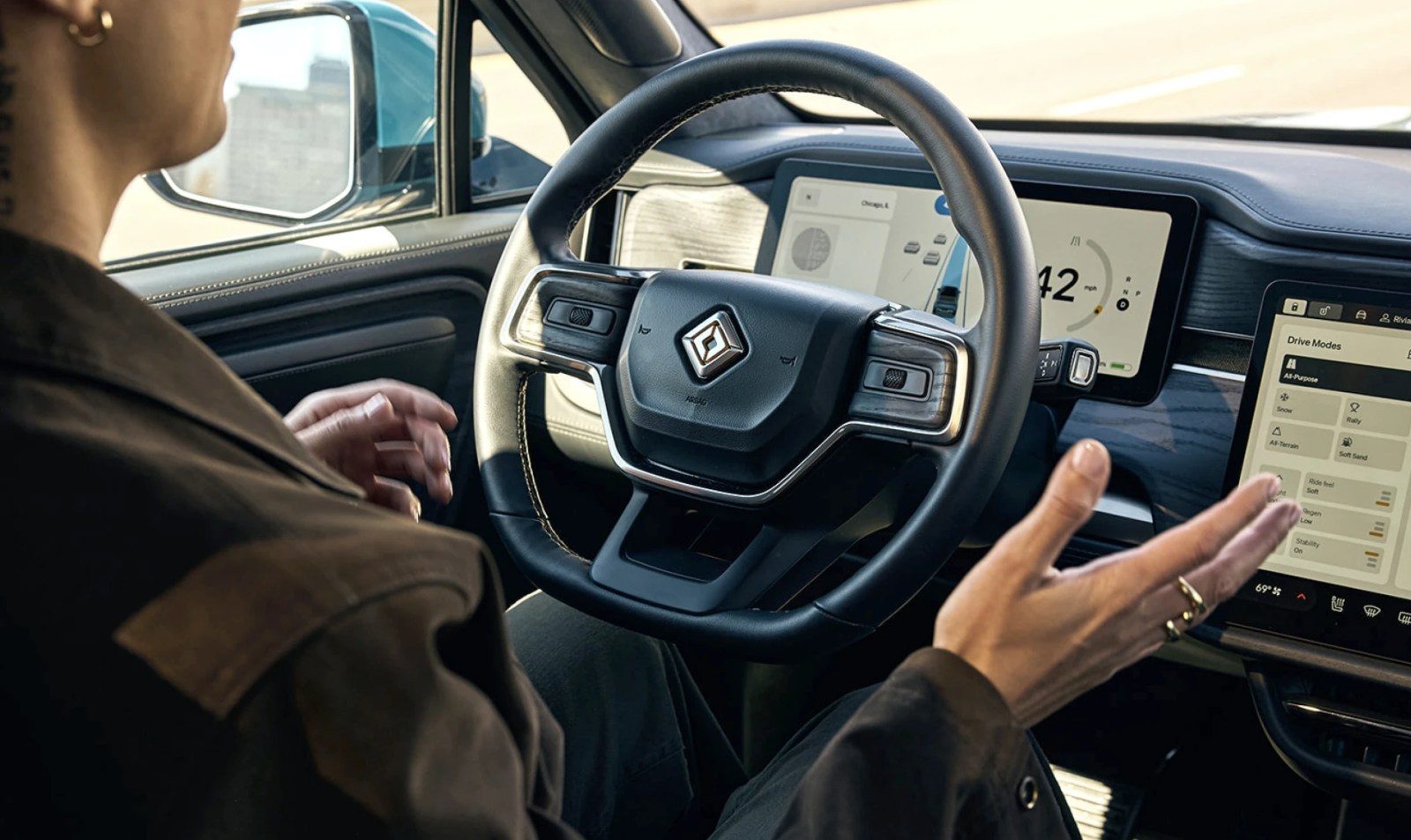 Rivian vehicle