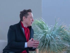Elon Musk in a UAE visit