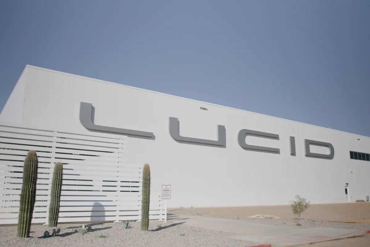 Lucid's plant in Arizona