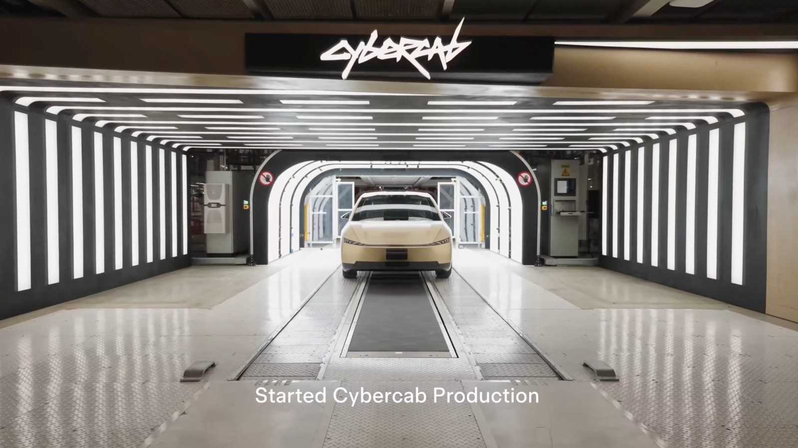 Screenshot of Tesla's 2025 recap video