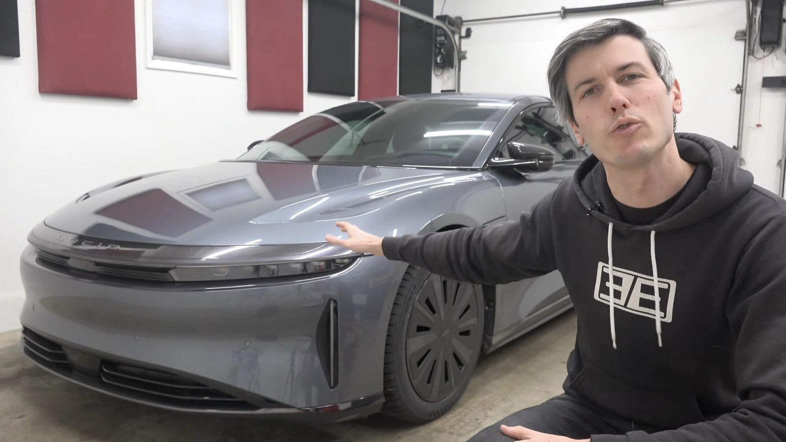 YouTuber Engineering Explained reviewed a Lucid Air sedan.
