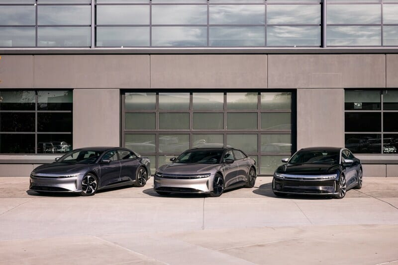Lucid Air vehicles