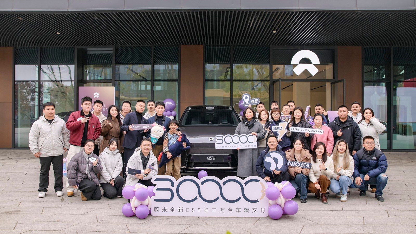 Nio ES8 reaches 30,000 deliveries