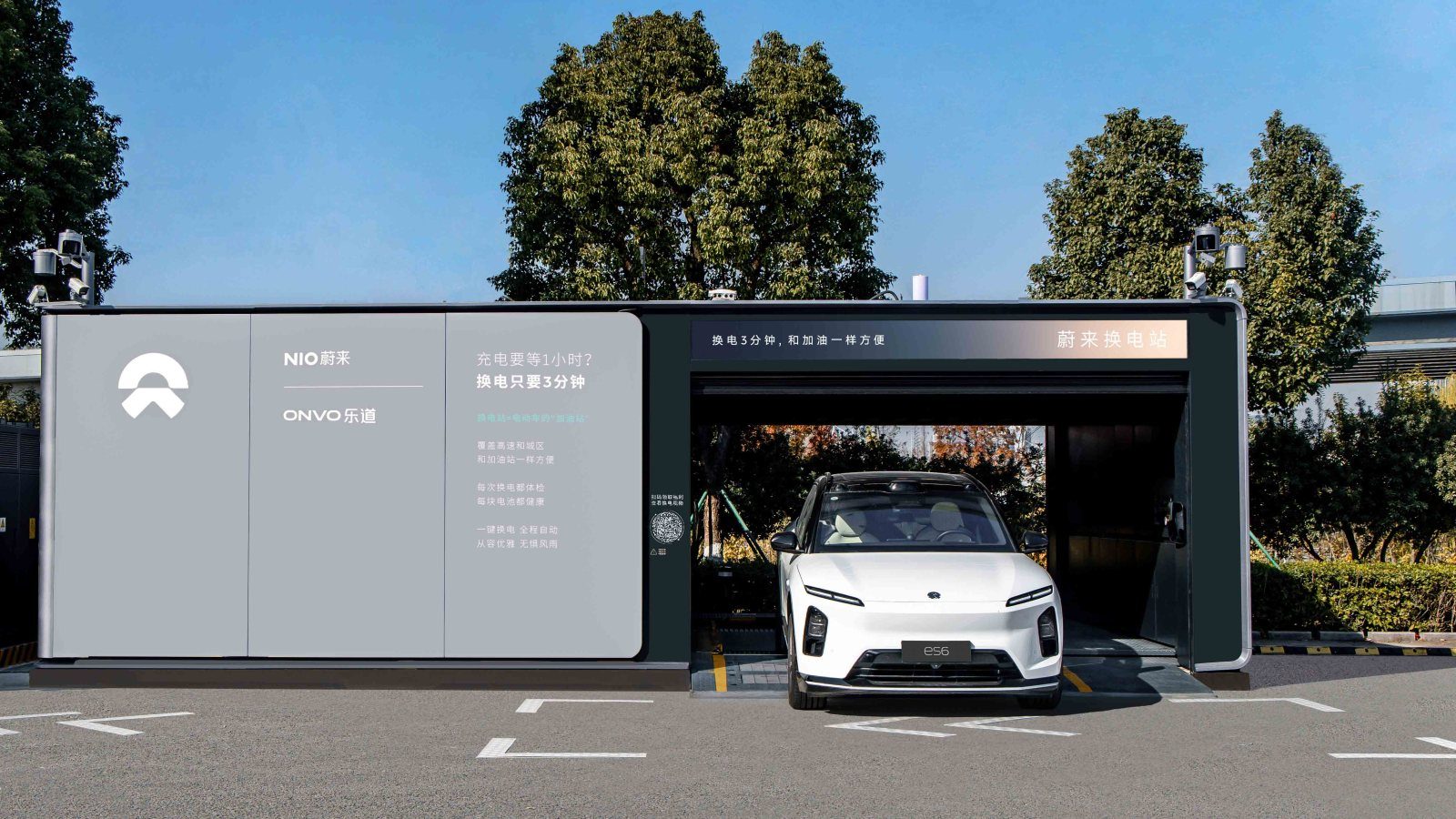 Nio's Battery Swap Station in China