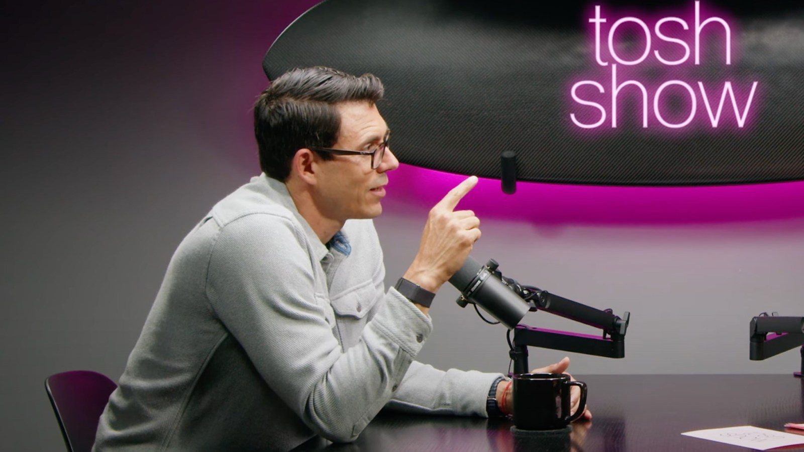 Rivian's founder and CEO RJ Scaringe at the Tosh Show