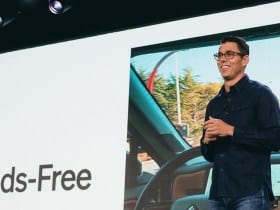 Rivian CEO RJ Scaringe during Autonomy Day event