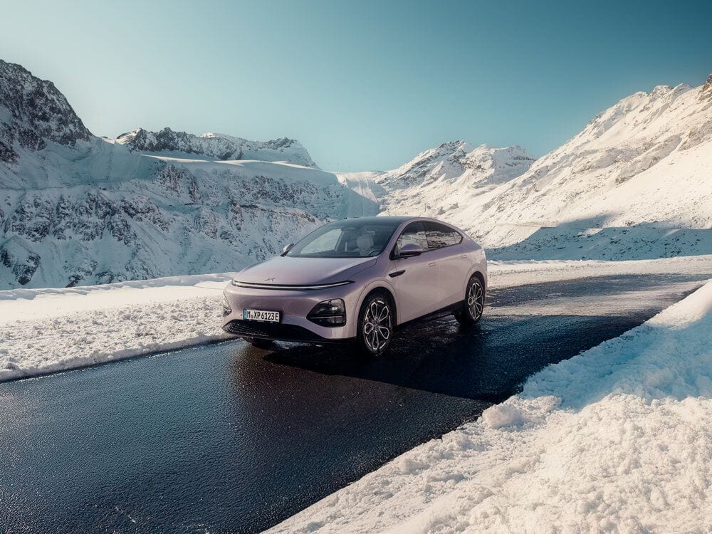 XPeng G6 driving in Germany