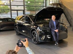Lucid Motors' President for Europe Lawrence Hamilton