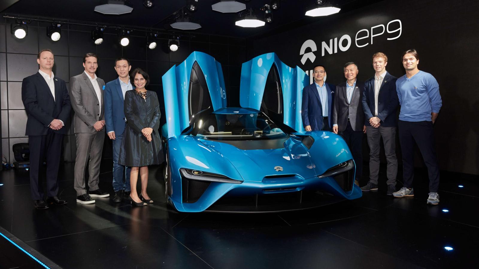 Nio with the EP9 model in 2015
