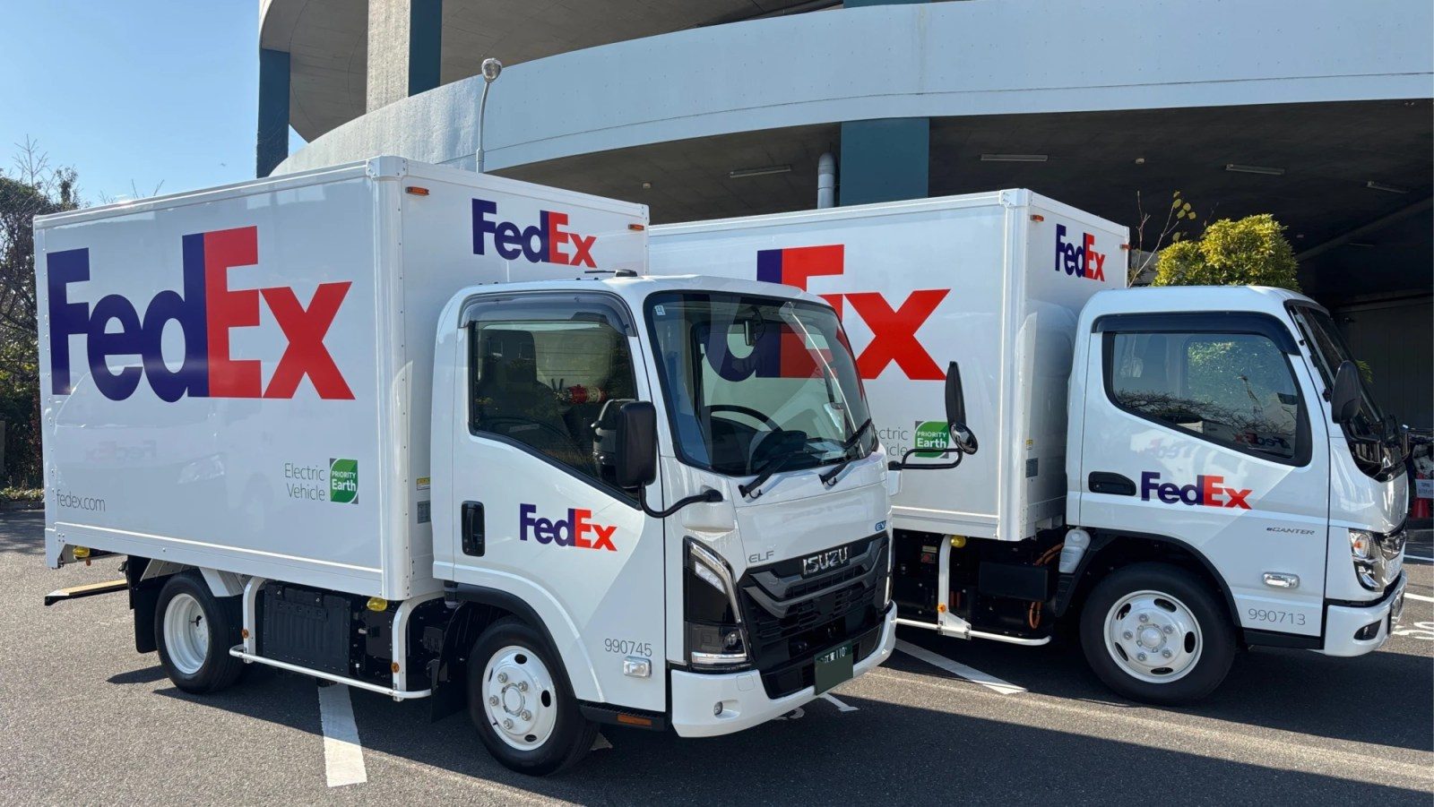 FedEx Vehicles in Japan