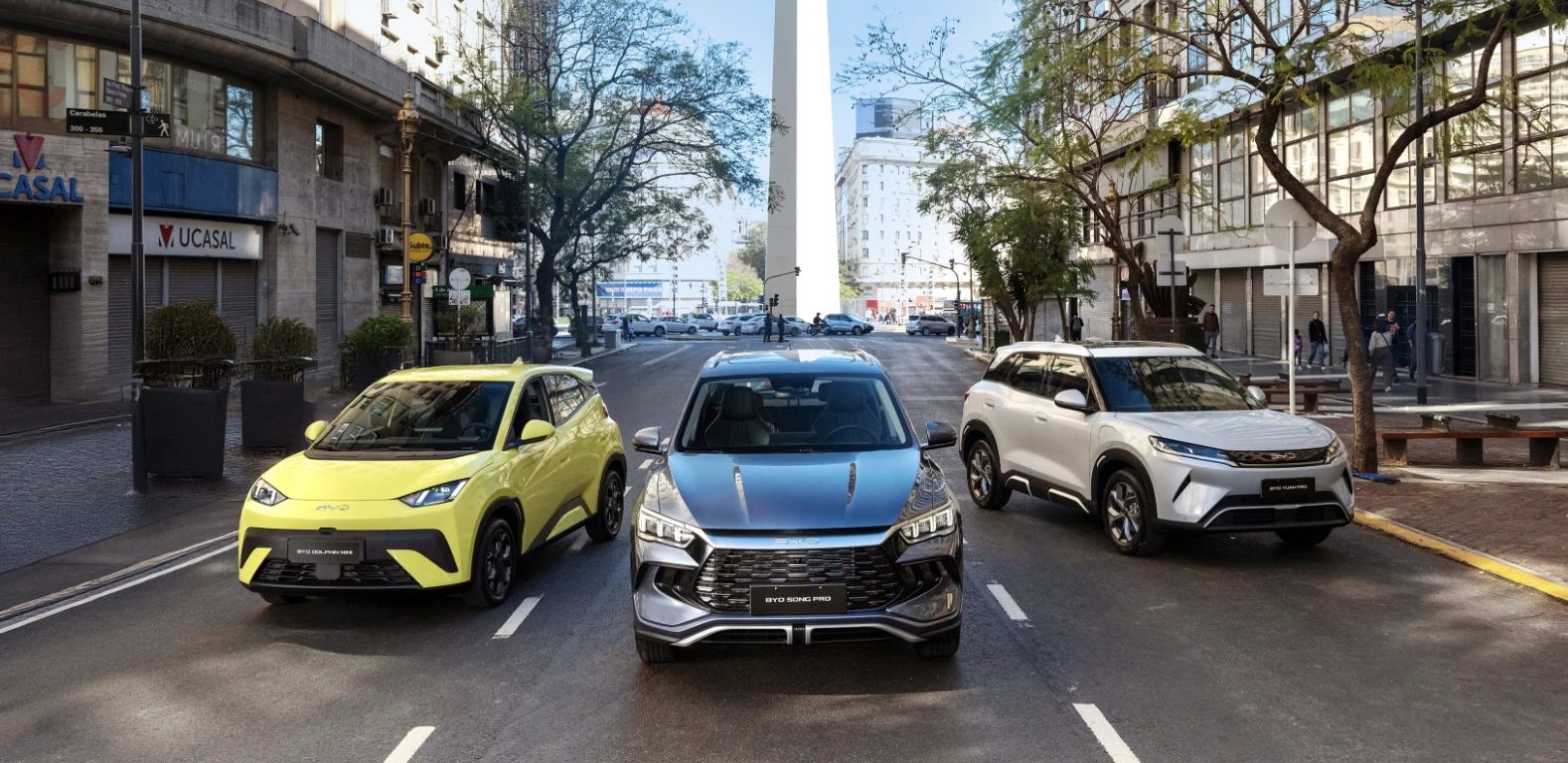 BYD vehicles in Argentina