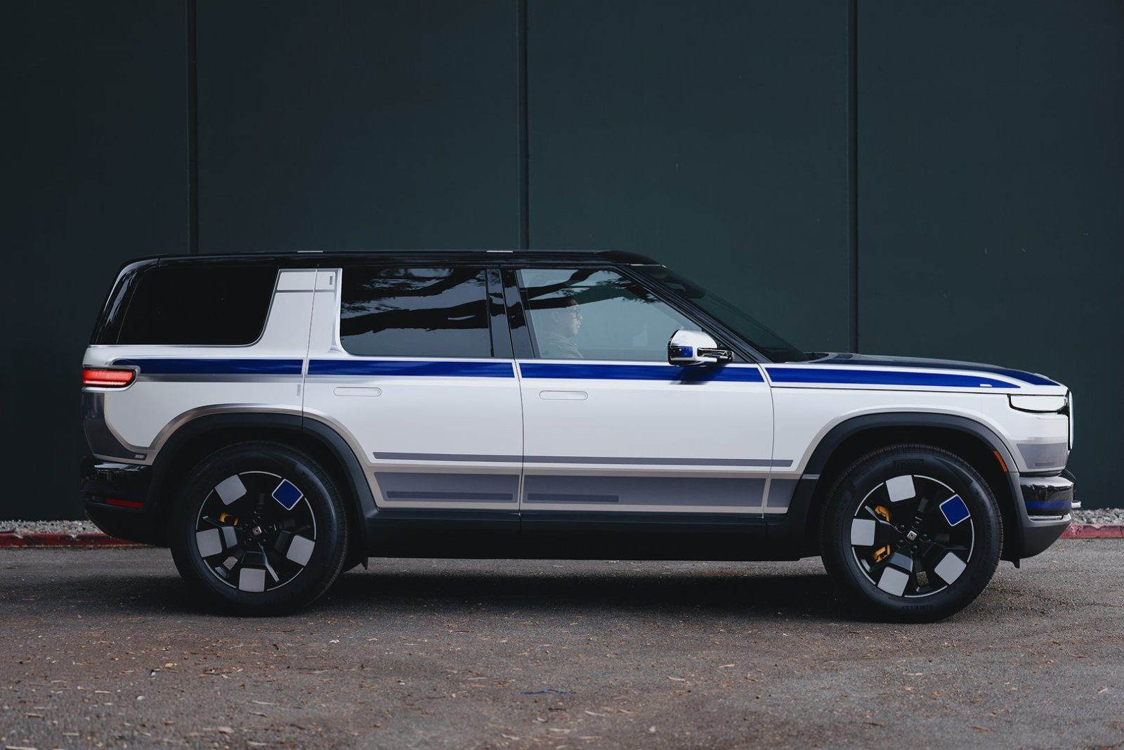 Rivian R2 model with LiDAR