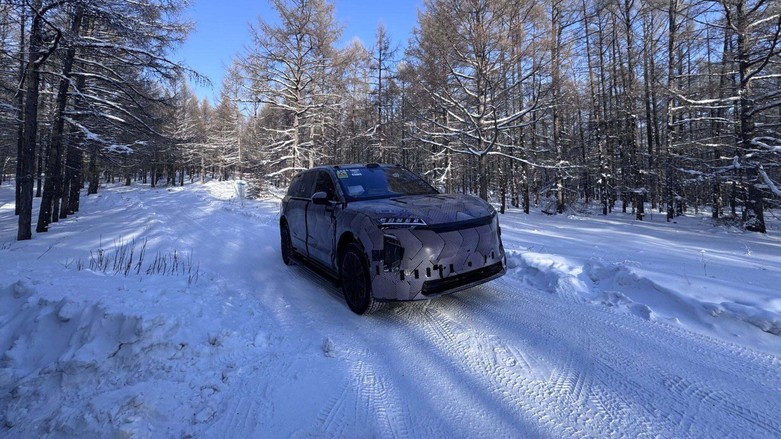 Nio ES9 in the winter test