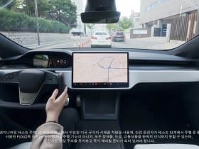 Cybertruck with FSD in South Korea