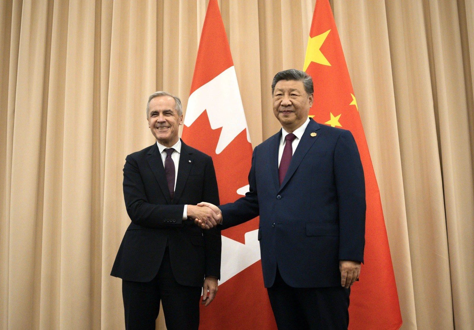 Canada PM Carney and China President Xi Jinping met in October 2025
