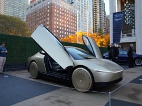 Tesla Cybercab at the Barron Capital event