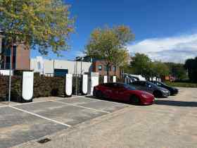 Tesla vehicles in the Netherlands