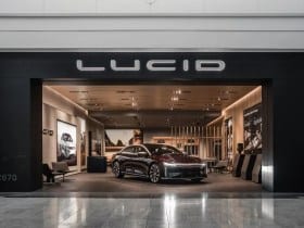 Lucid's showroom in NYC