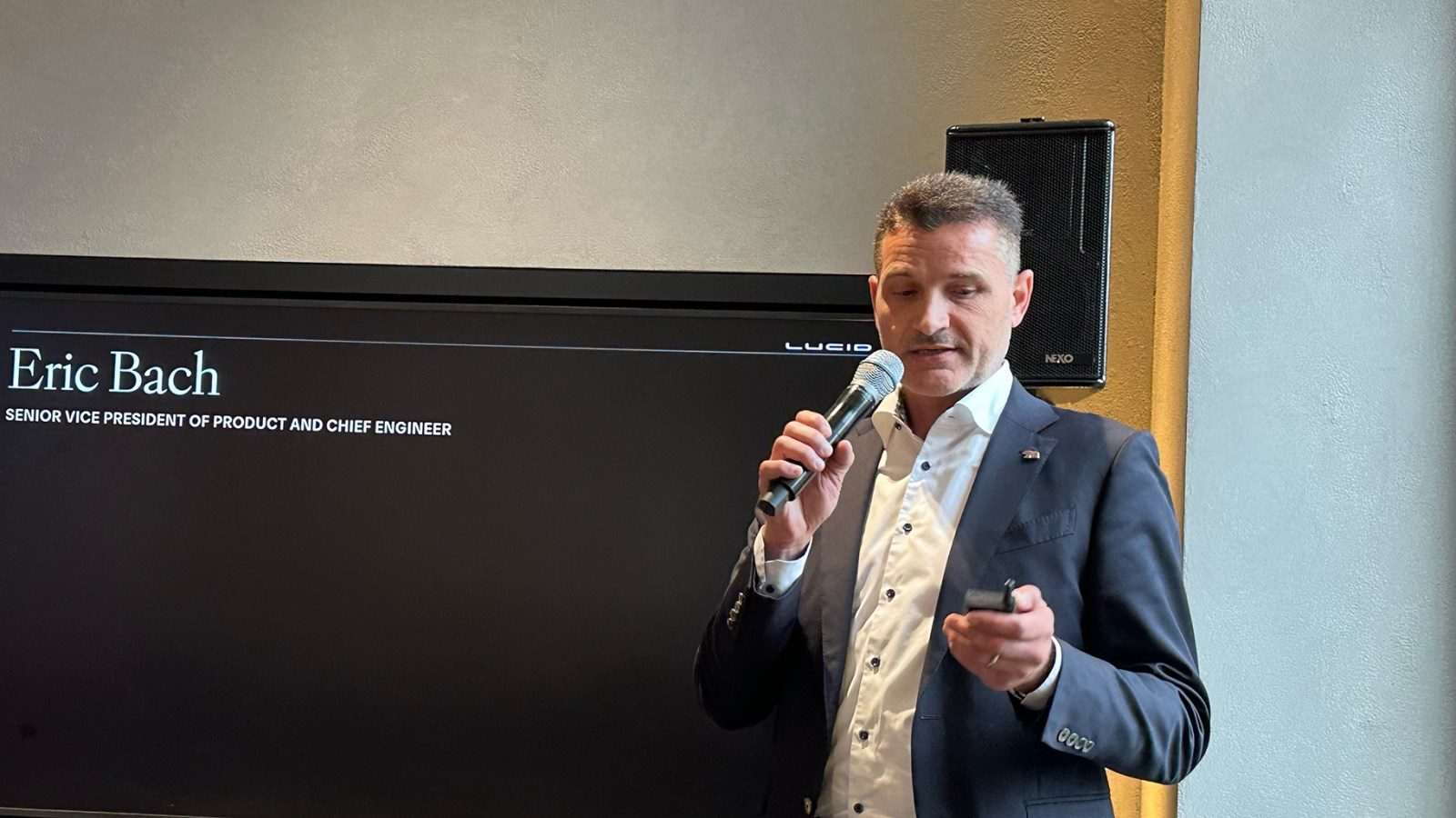 Lucid's former SVP Eric Bach