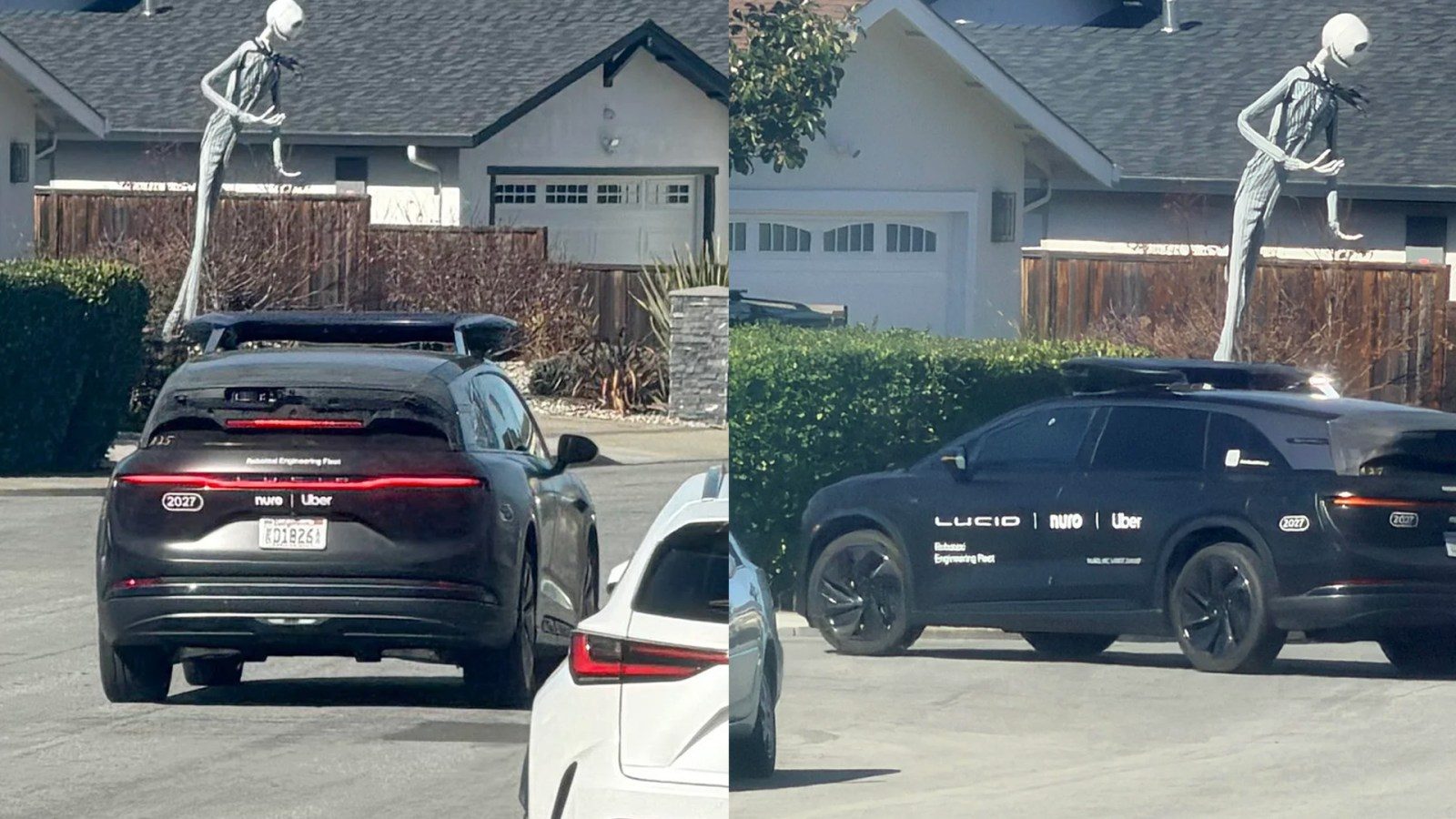 Lucid Gravity robotaxi spotted testing