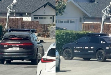 Lucid Gravity robotaxi spotted testing