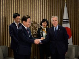 Mark Carney in South Korea