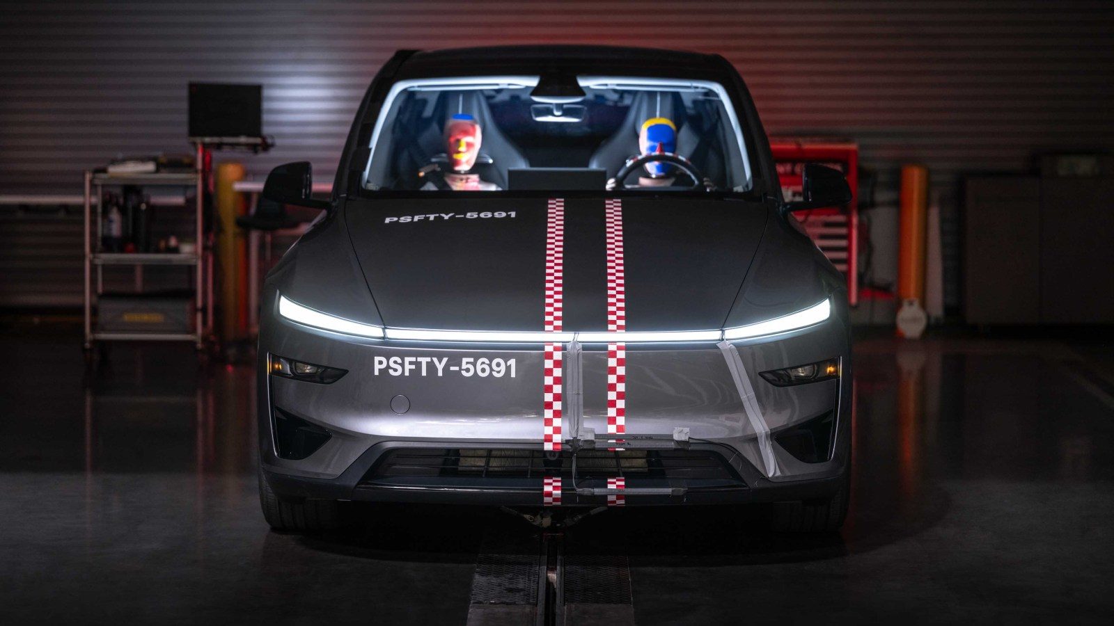 Tesla Model Y Crash Lab