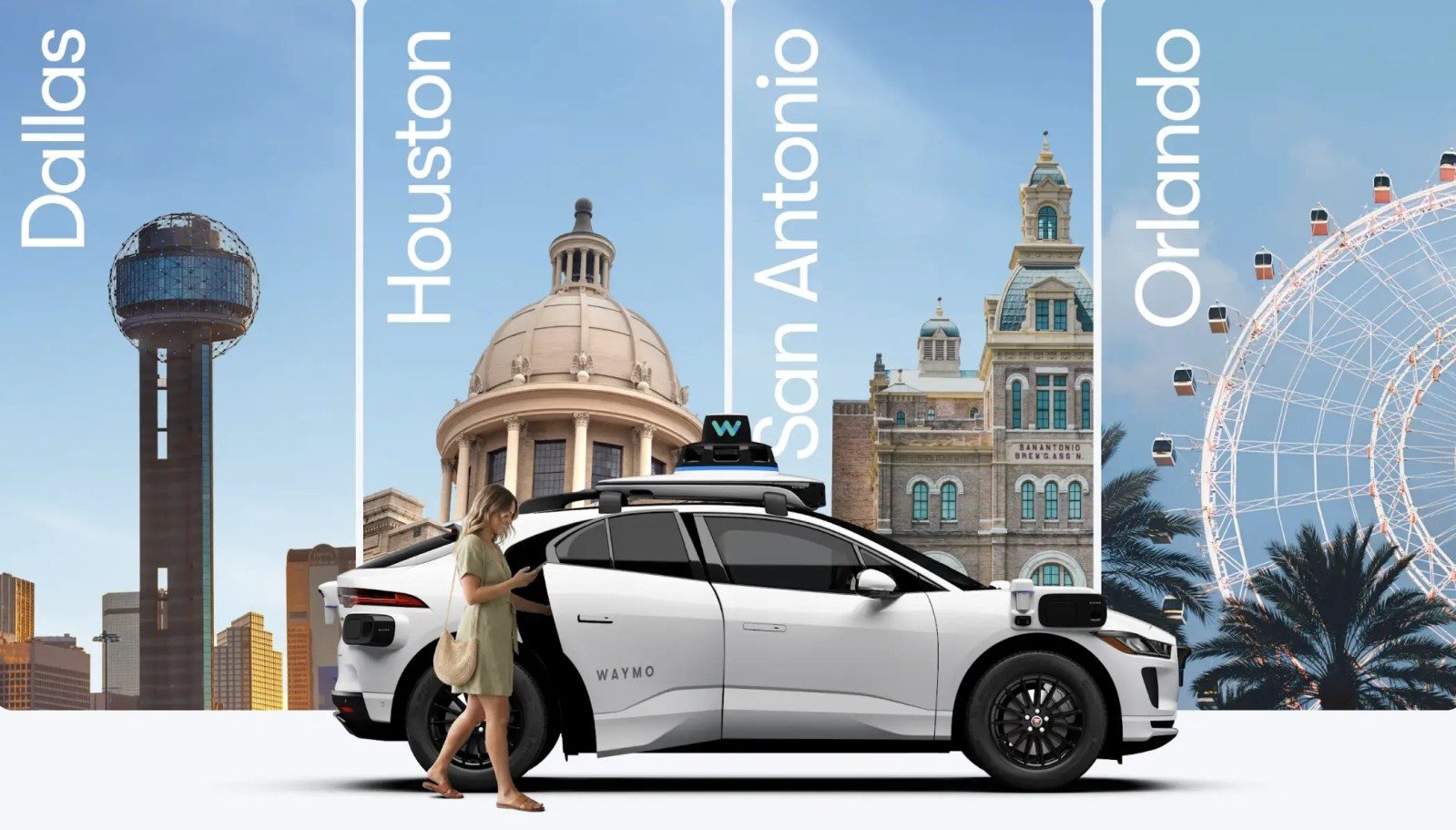 Waymo expansion to four new states