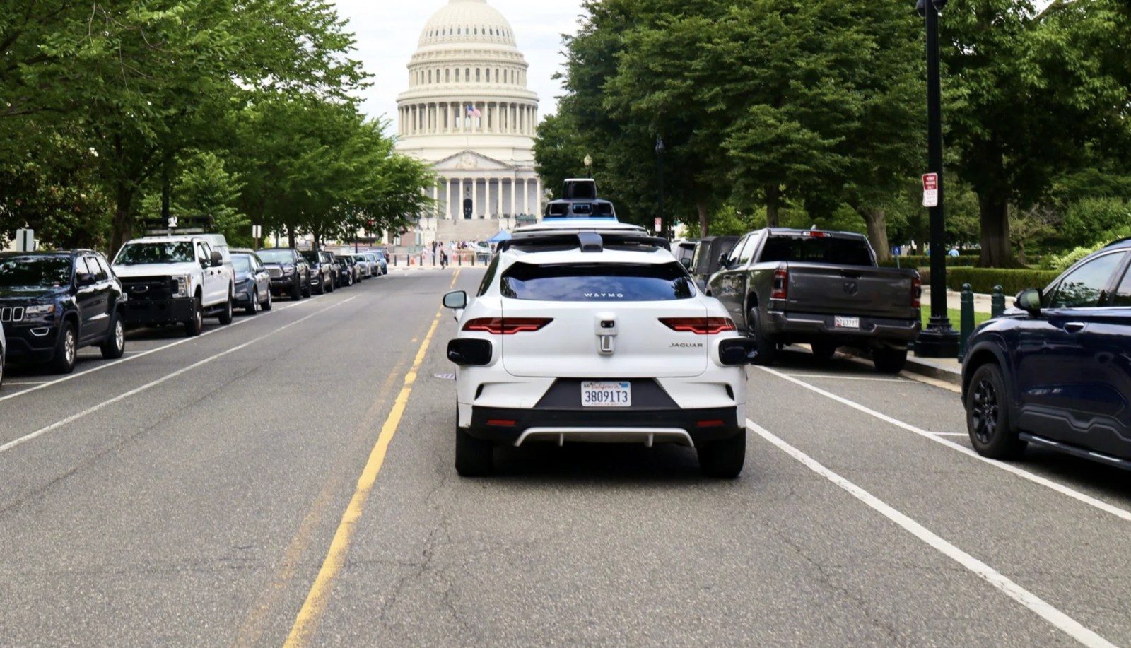 Waymo vehicle in the US