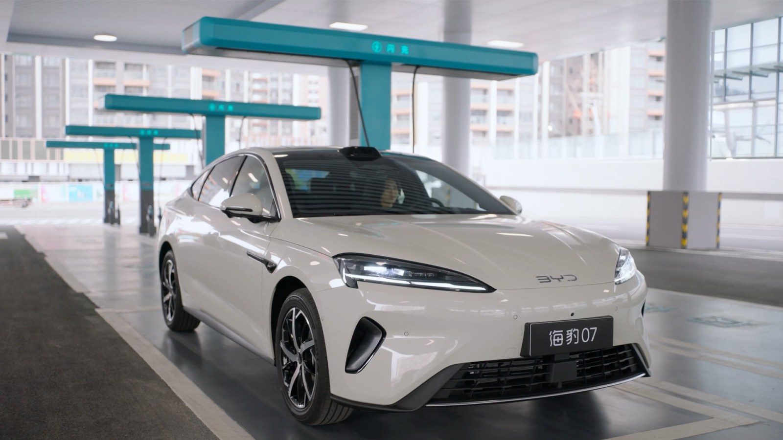 BYD vehicle charging in China