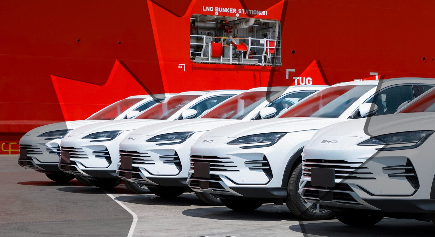 BYD shipping vehicles