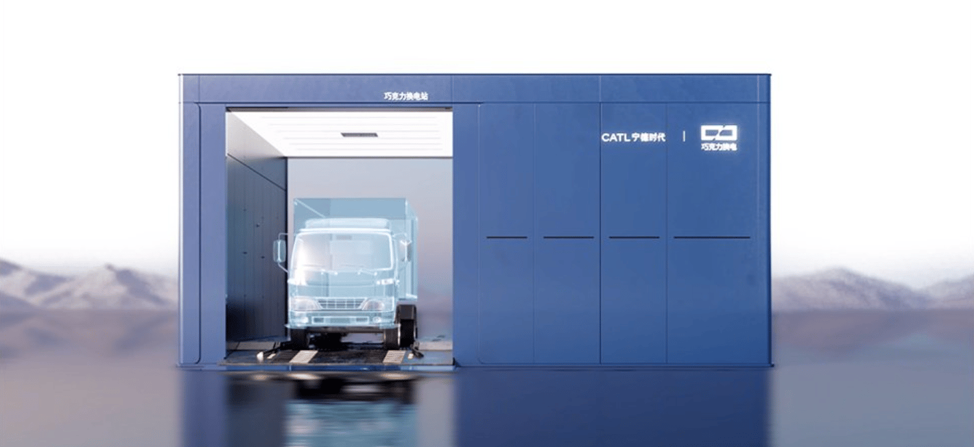 CATL's battery swap station