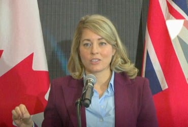 Canada's Industry Minister Melanie Joly