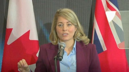 Canada's Industry Minister Melanie Joly