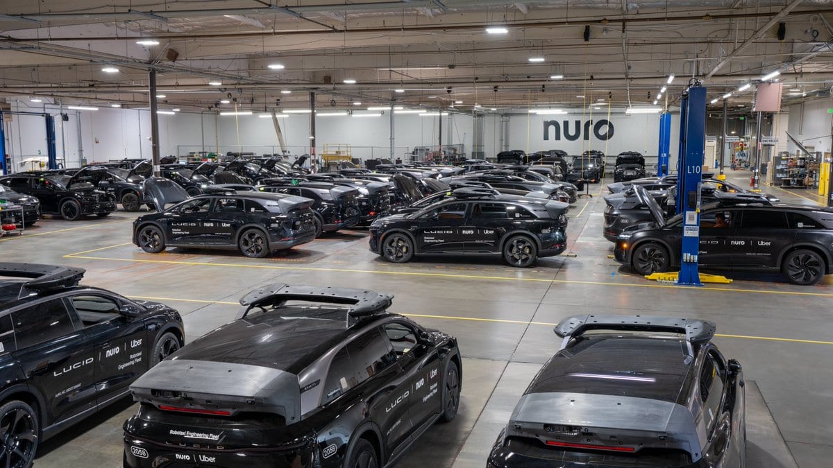 Nuro x Lucid x Uber Robotaxi Fleet