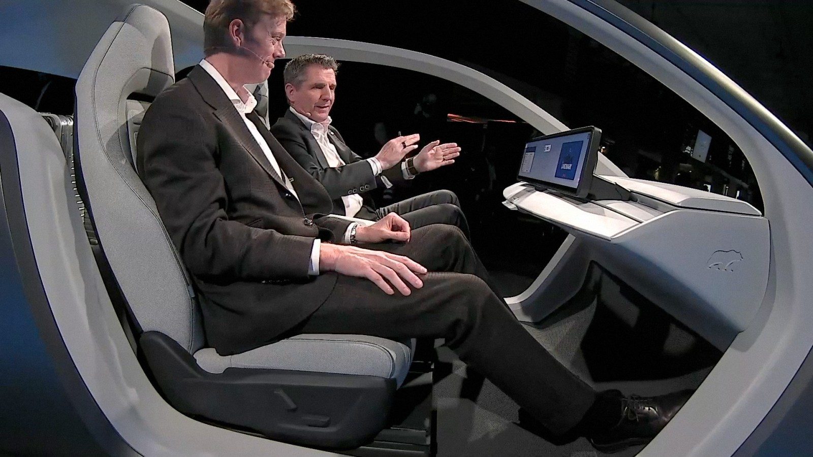 Lucid CEO in the Robotaxi Concept