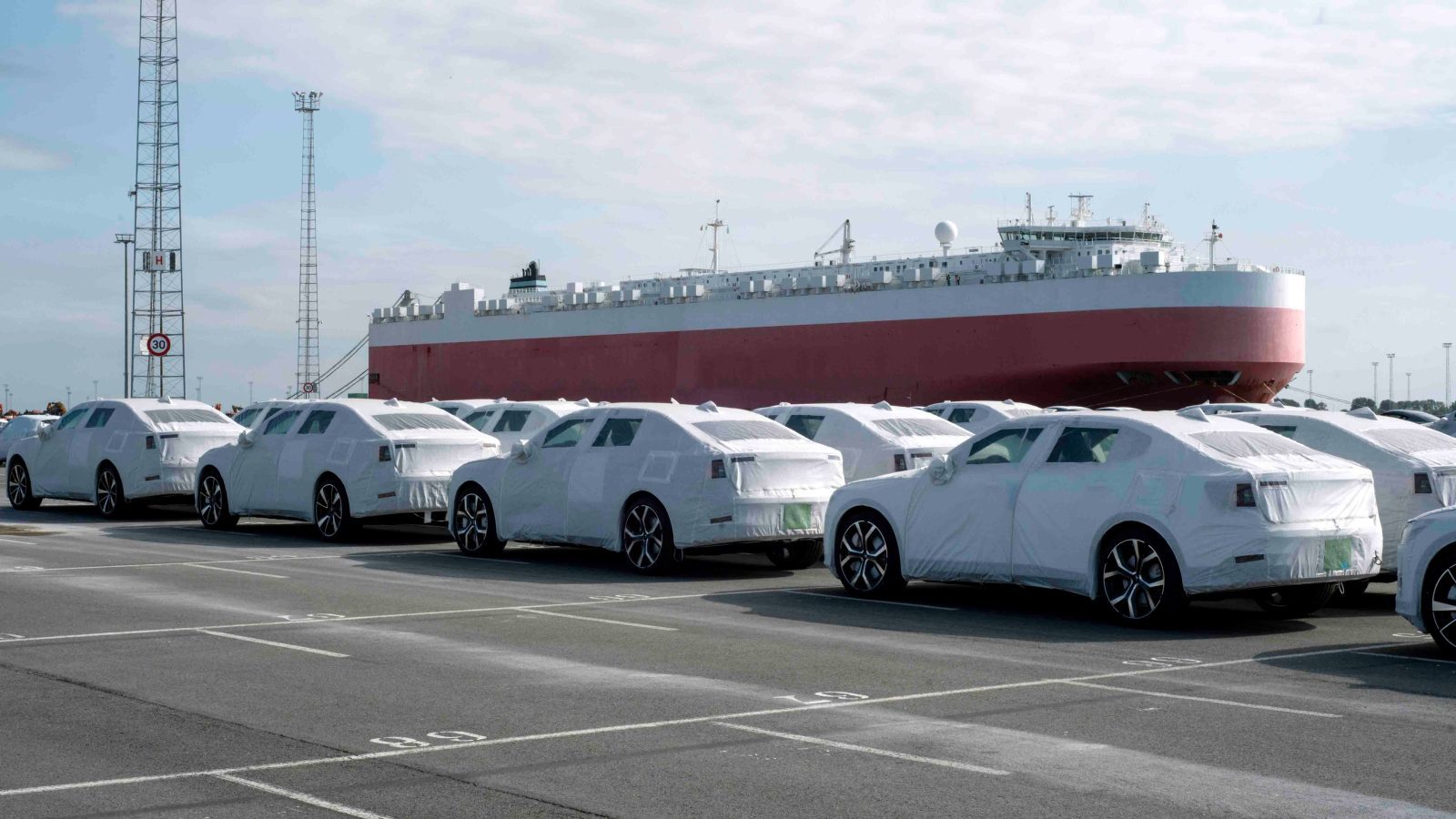 Polestar shipping Polestar 2 vehicles