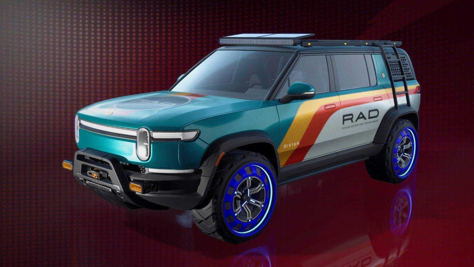 Rivian R1S in RocketLeague