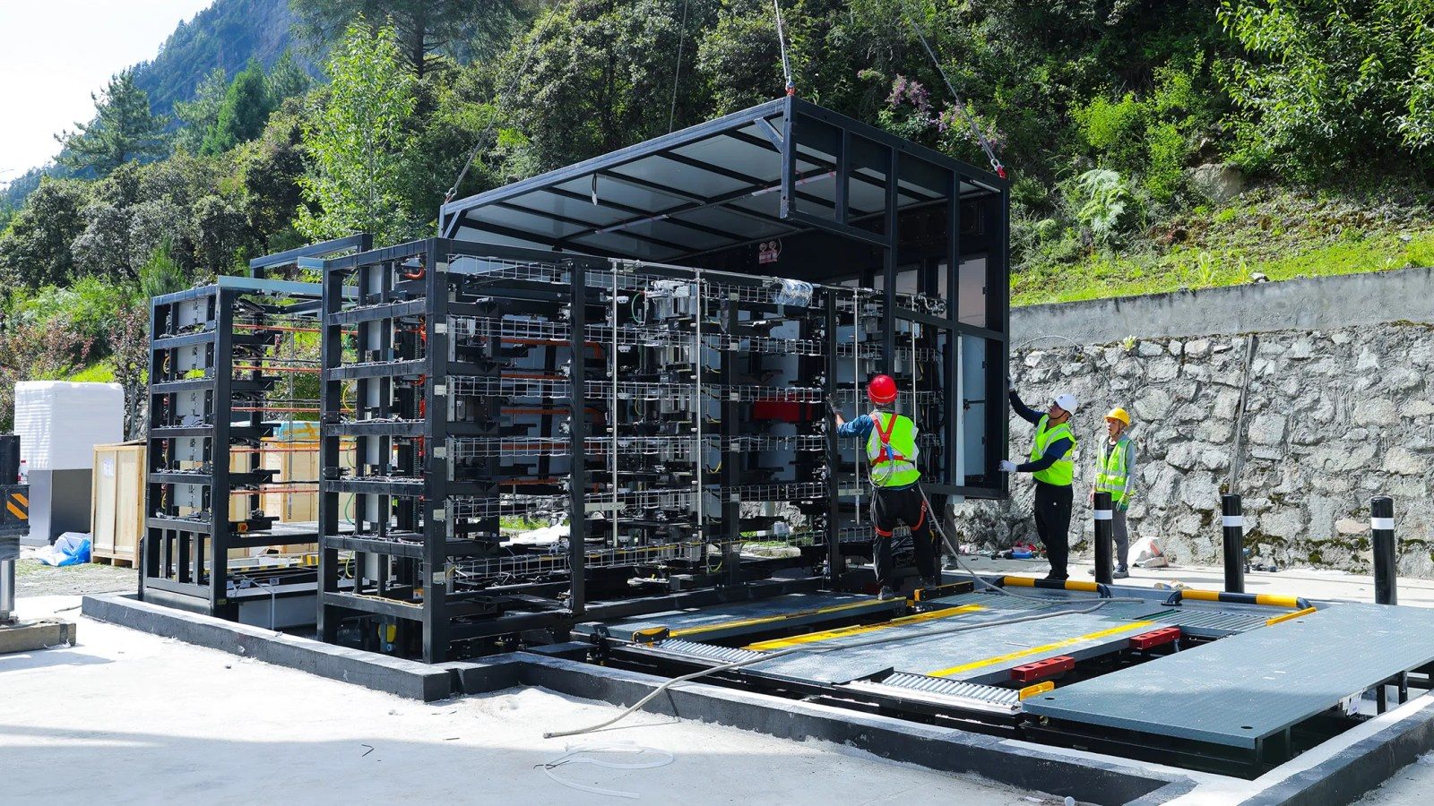 Nio Swap Station Construction