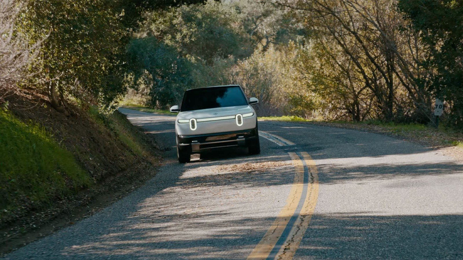 Rivian R2 on the road