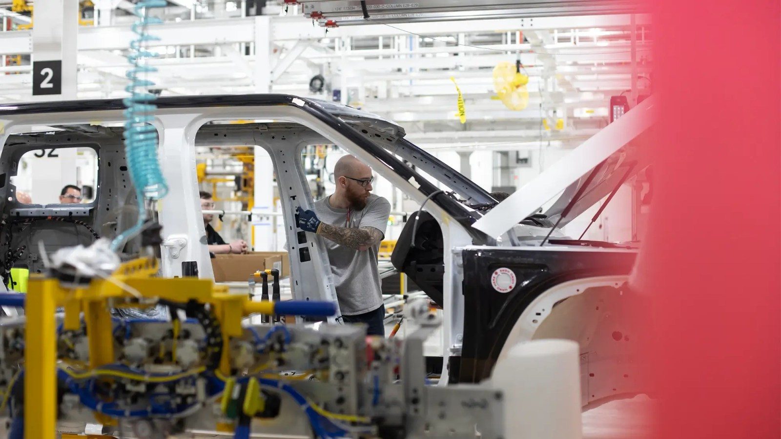 Rivian R2 in Manufacturing